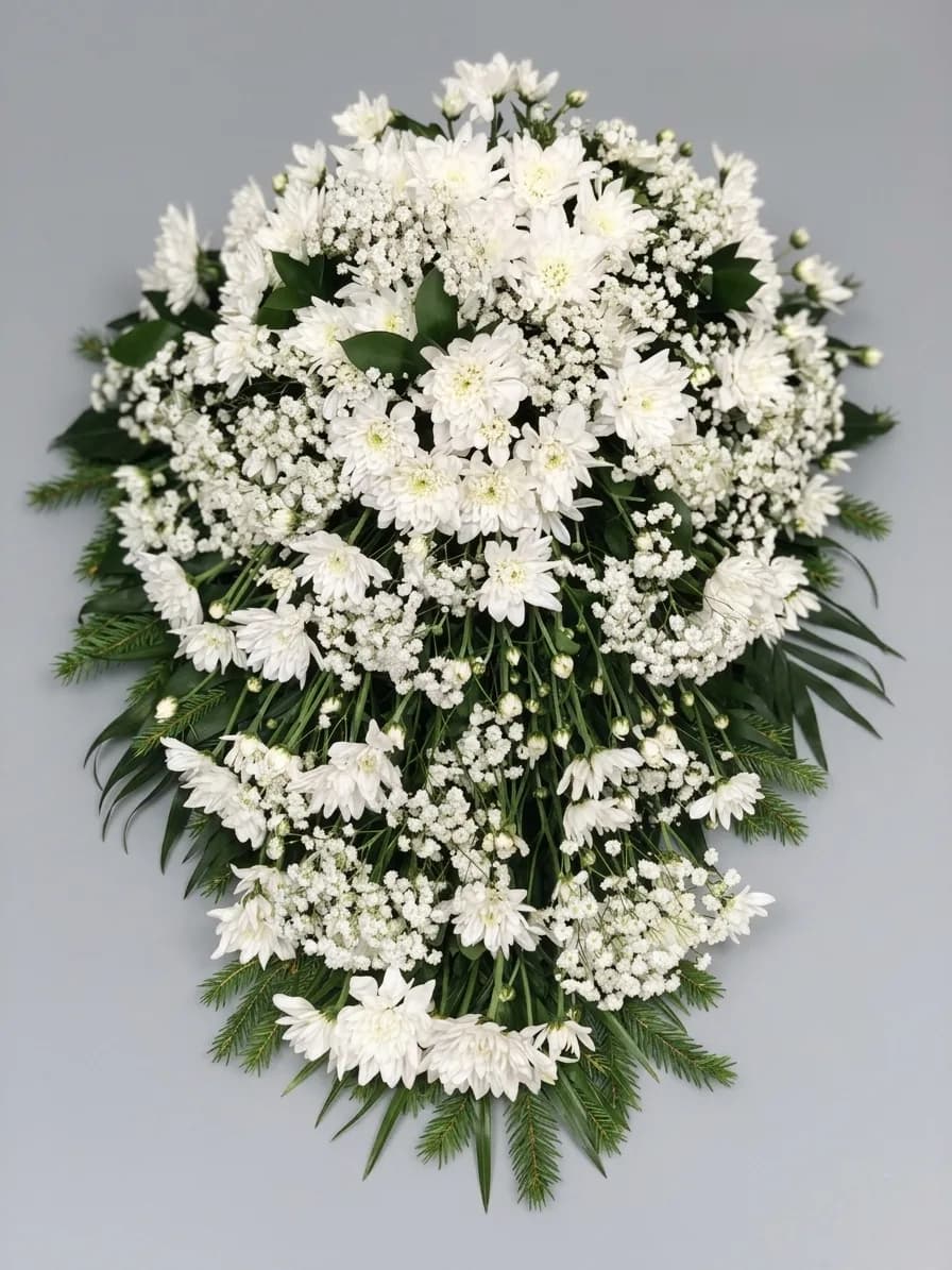 Sēru vainags 05 — Sēru Floristika, LZ Flowers Rēzekne