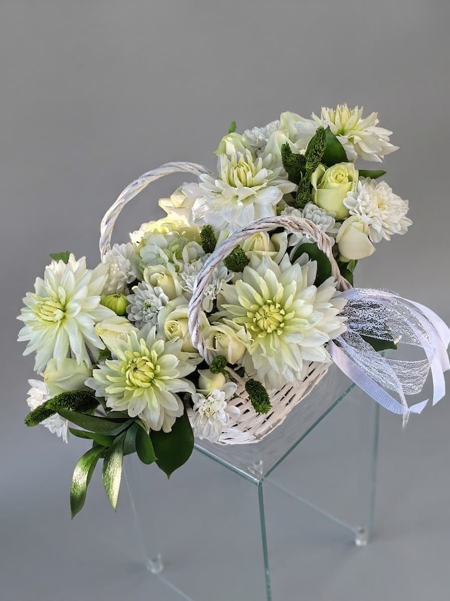 White Elegance composition — Kompozīcijas, LZ Flowers Rēzekne