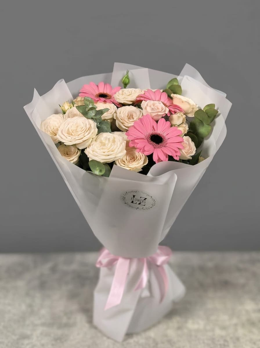 Pink Grace — Budžeta pušķi, LZ Flowers Rēzekne